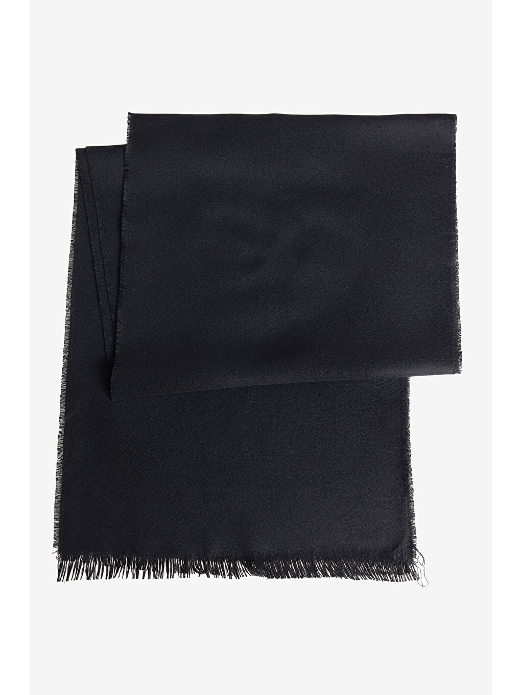 Erkek Siyah Yumuşak Dokulu Sıcak Tutan Atkı