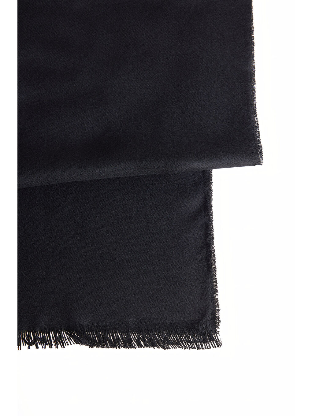 Erkek Siyah Yumuşak Dokulu Sıcak Tutan Atkı-1