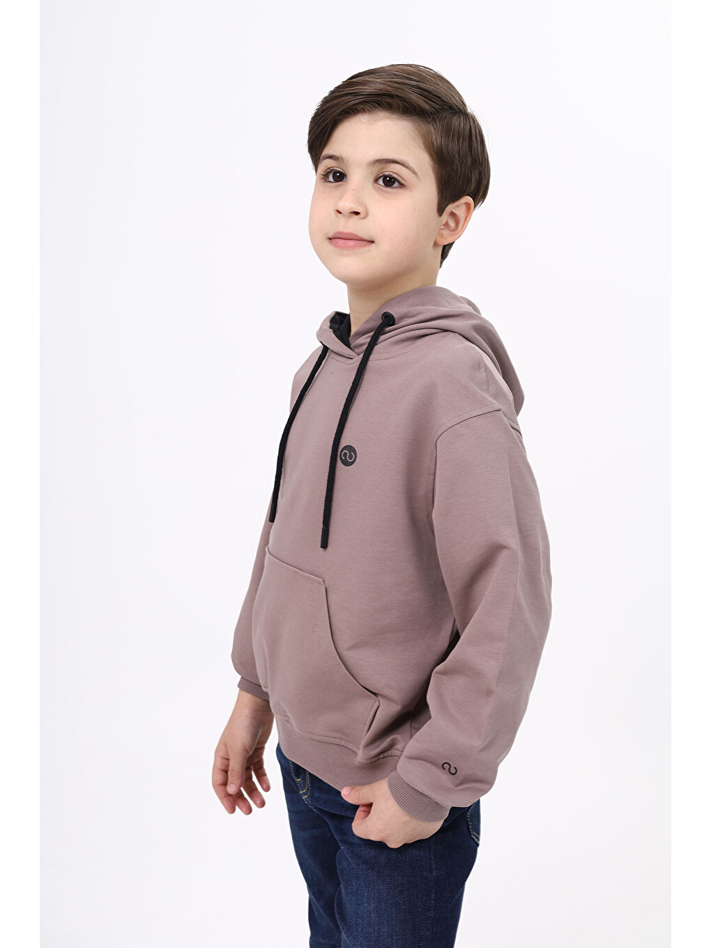 Toontoykids Kahverengi Erkek Çocuk Baskılı Sweatshirt - 1