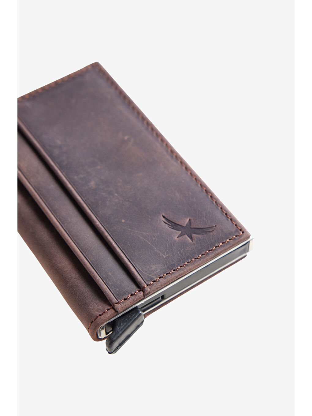 Erkek Kahverengi %100 Deri Kartlık-2