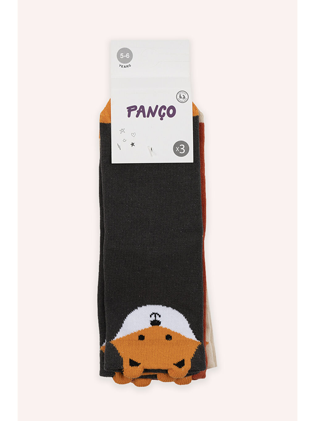 Karışık Kız Çocuk 3'lü Multi Soket Çorap-1
