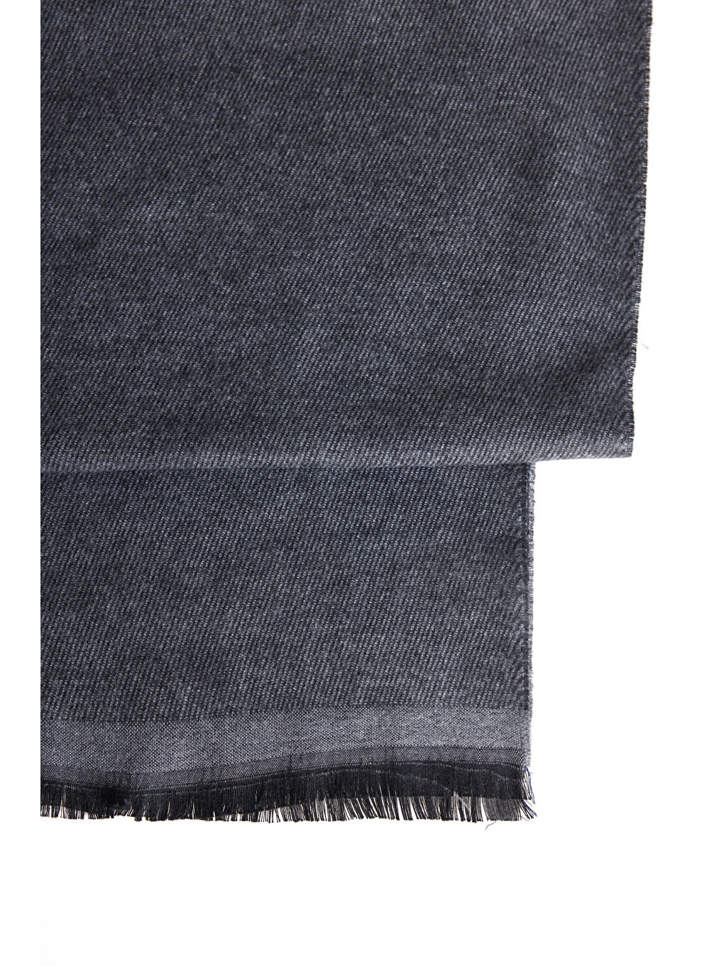 Erkek Antrasit-Gri Desenli Sıcak Tutan Atkı-1