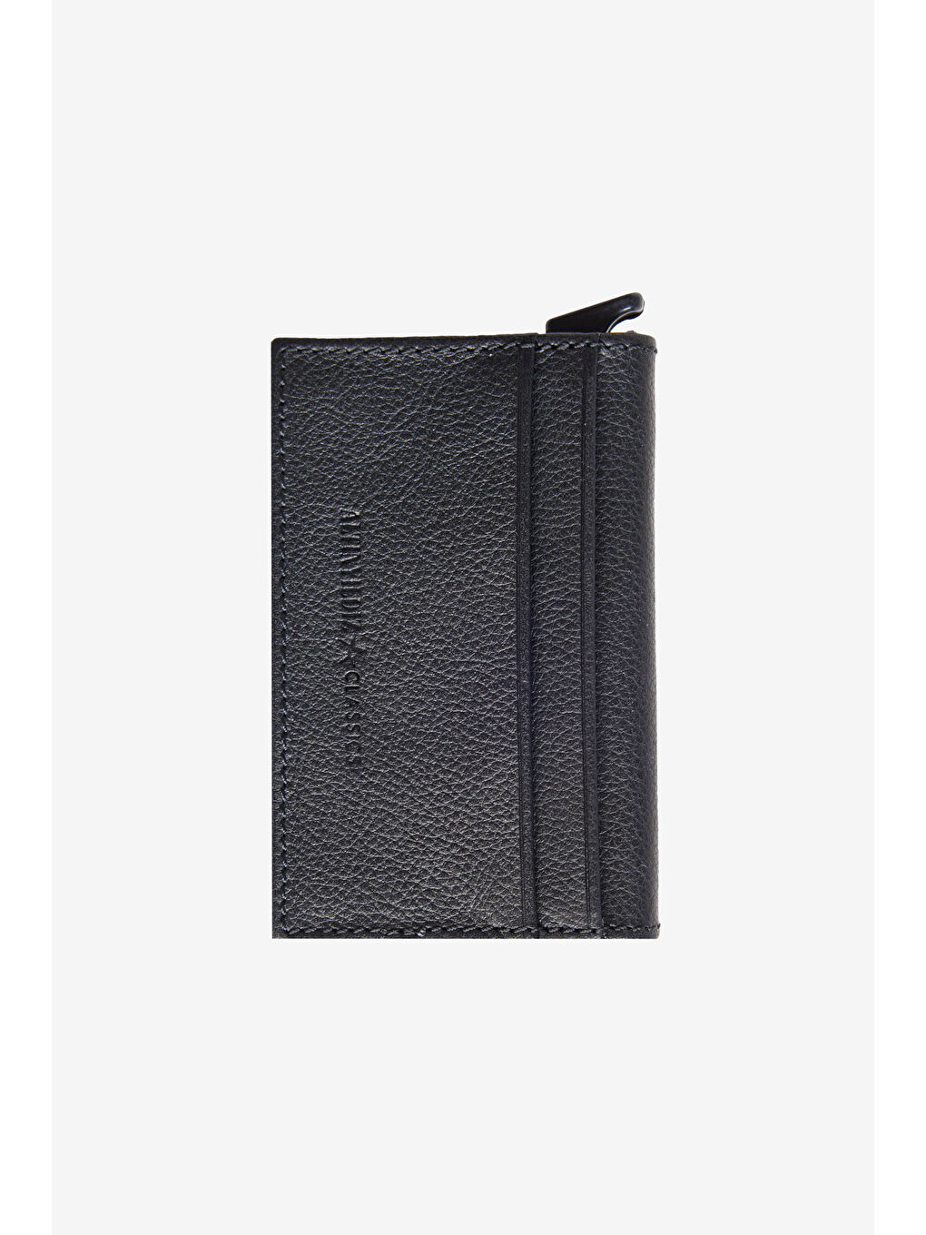 Erkek Siyah %100 Deri Kartlık