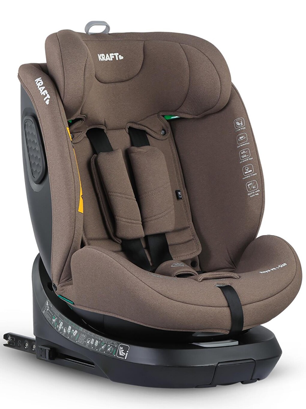 Royal Pr I-Size Oto Koltuğu 0-36 Kg (40-150 Cm) - Kahverengi-4