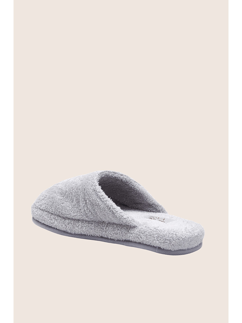 Marble  %100 Pamuk Unisex Havlu Terlik Gri-2