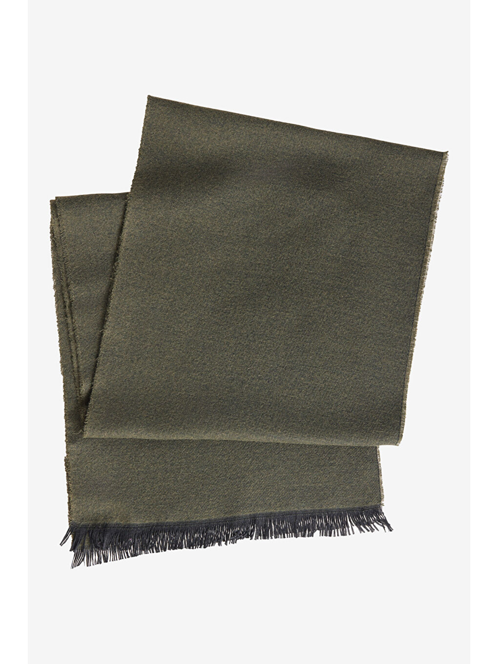 Erkek Haki Yumuşak Dokulu Sıcak Tutan Atkı