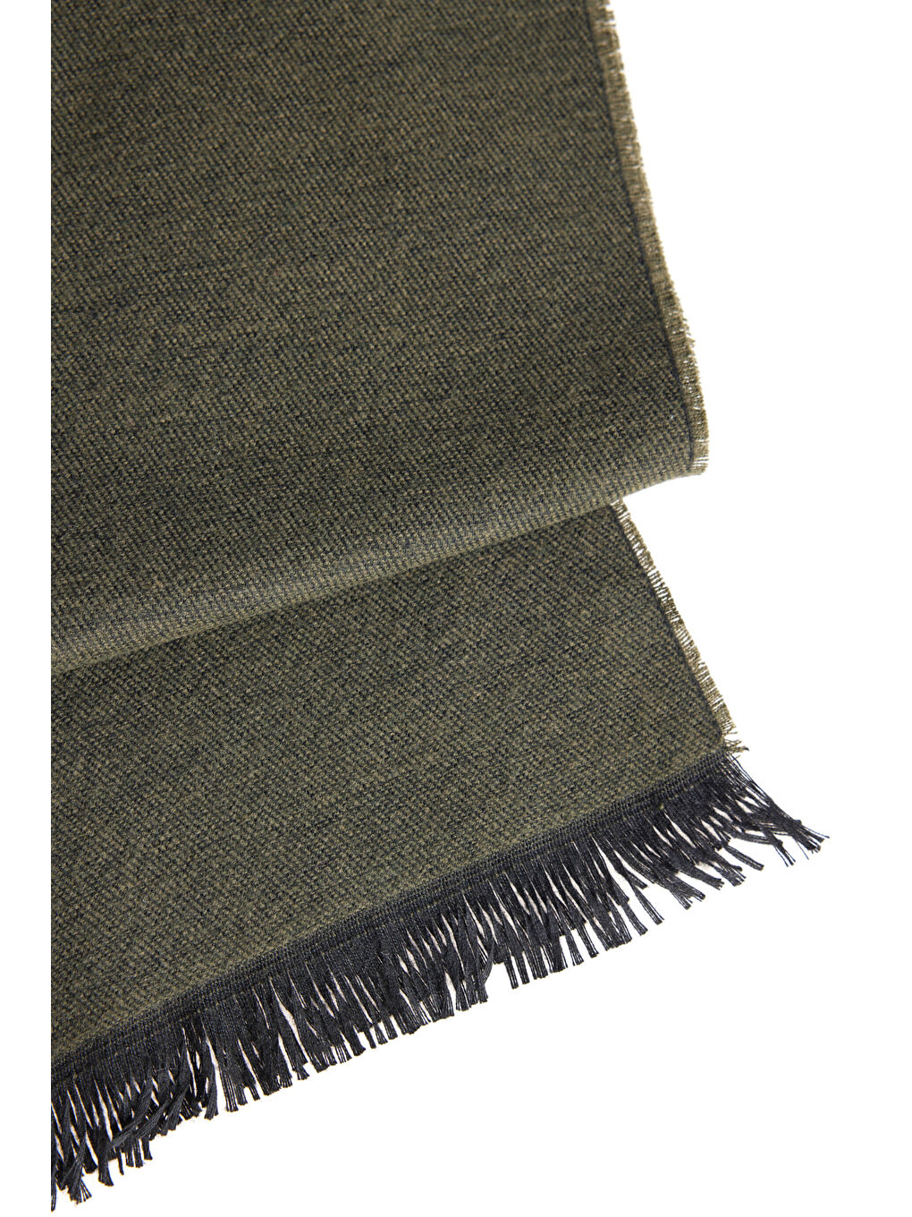 Erkek Haki Yumuşak Dokulu Sıcak Tutan Atkı-2