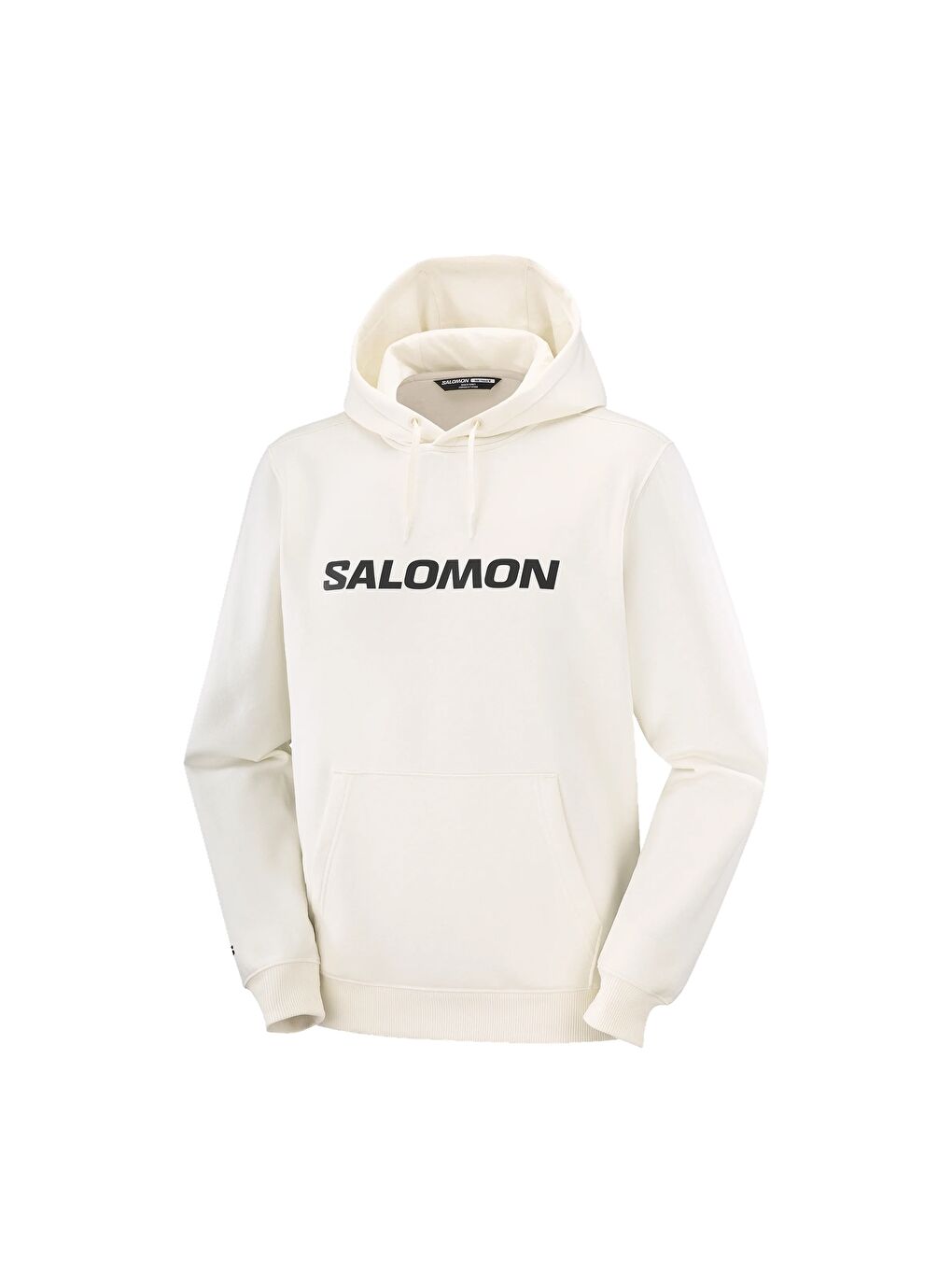 Salomon Logo Erkek Beyaz Kapüşonlu Sweatshirt-4