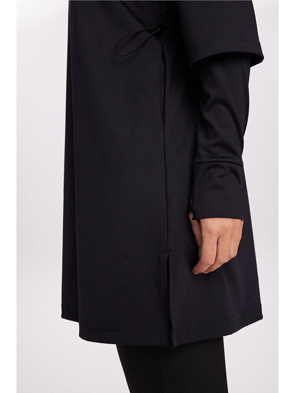 Active H-Per Fit Kapüşonlu Lacivert Tesettür Antrenman Üstü Act-32-4