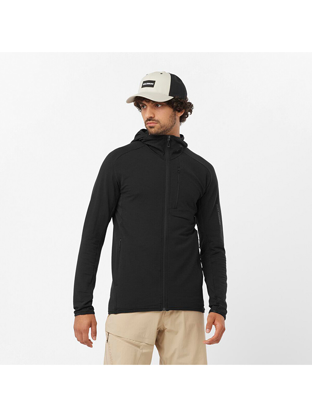 Siyah Essential Lightwarm Erkek Fleece-1