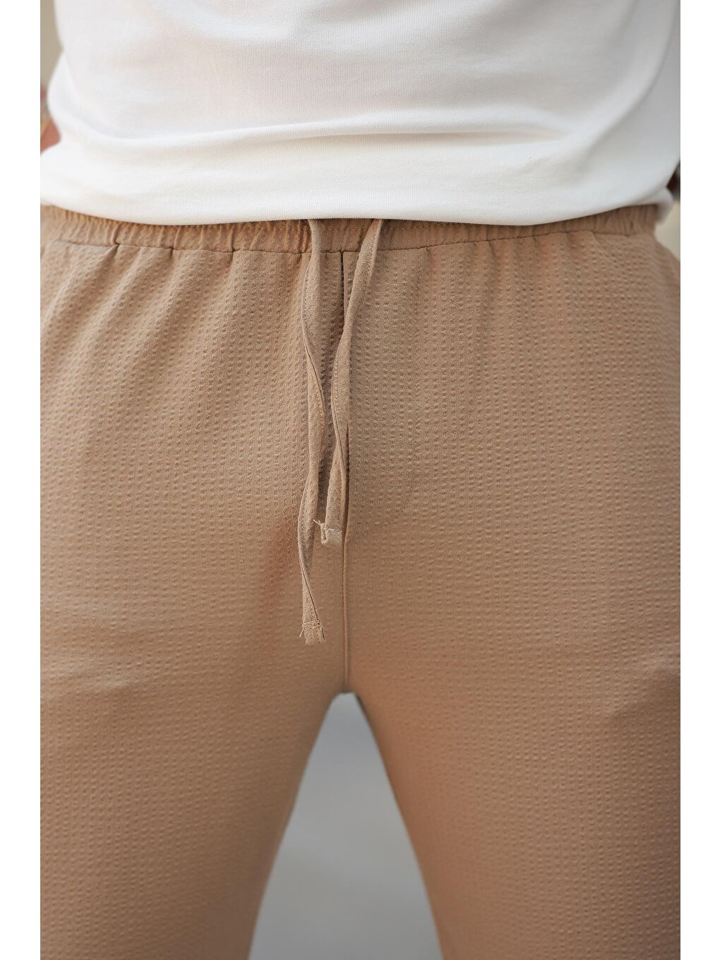 Kahverengi Camel Regular Fit Erkek Pantolon E6572-4