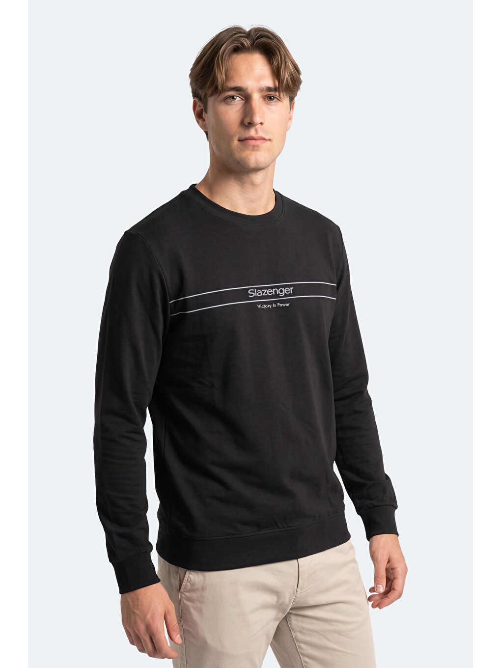 Garret Erkek Siyah Sweatshırt-5
