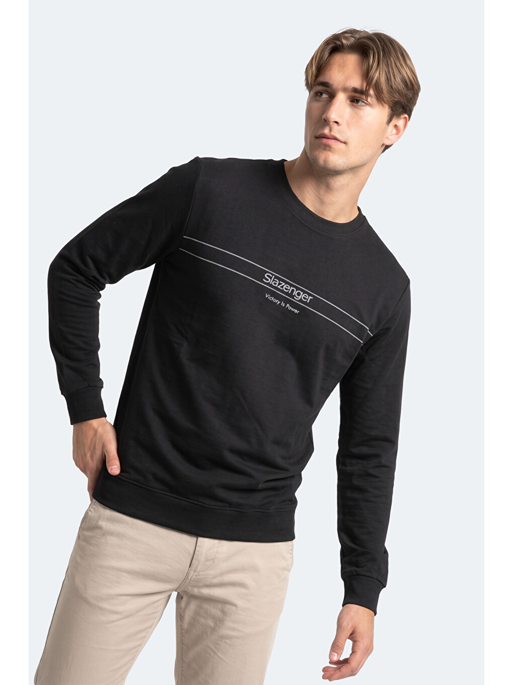 Garret Erkek Siyah Sweatshırt-6