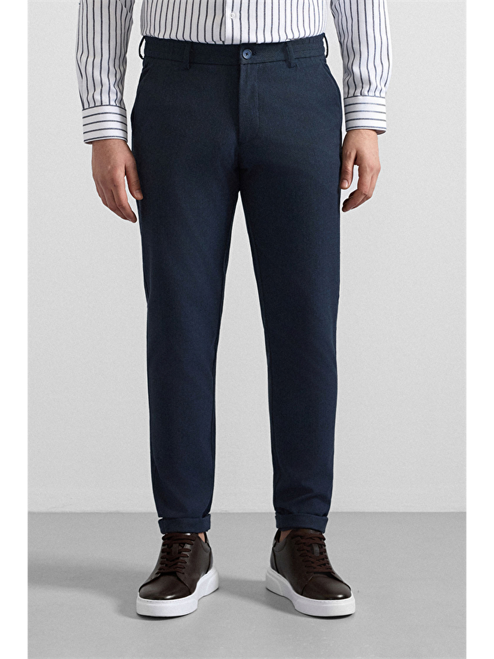 Lacivert Slim Jogger Pantolon