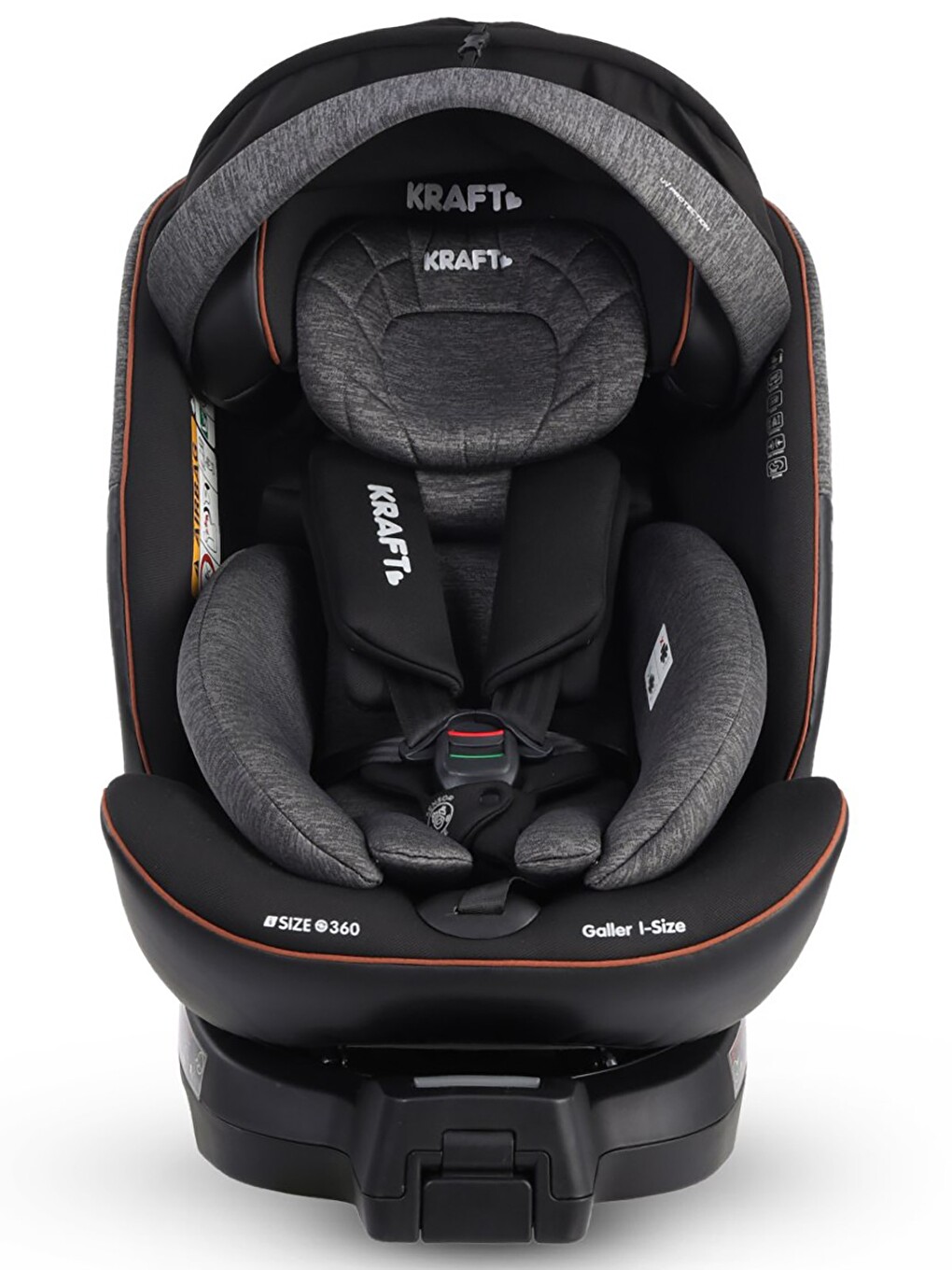 Galler I-Size Oto Koltuğu 0-36 Kg (40-150 Cm) - Gri-4