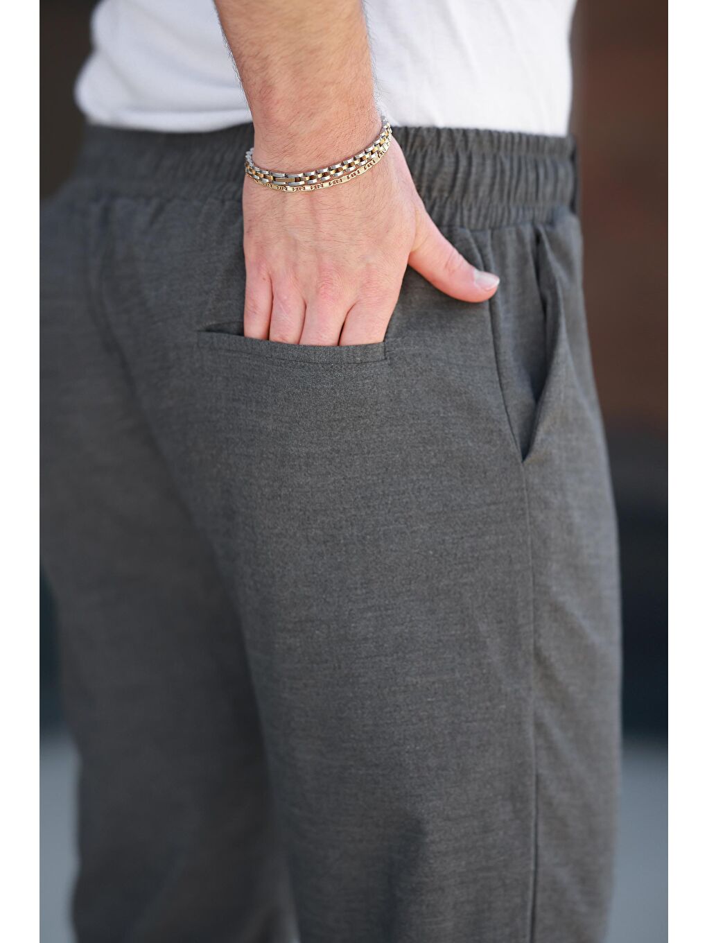 Antrasit Regular Fit Erkek Pantolon E6574-6