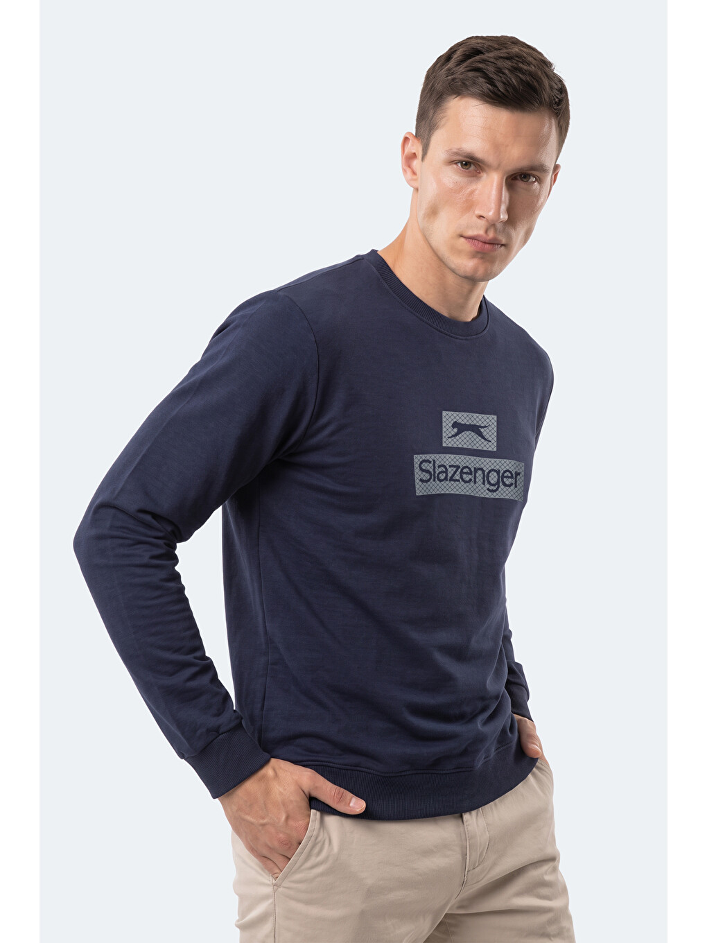Garvan Erkek Lacivert Sweatshırt-7