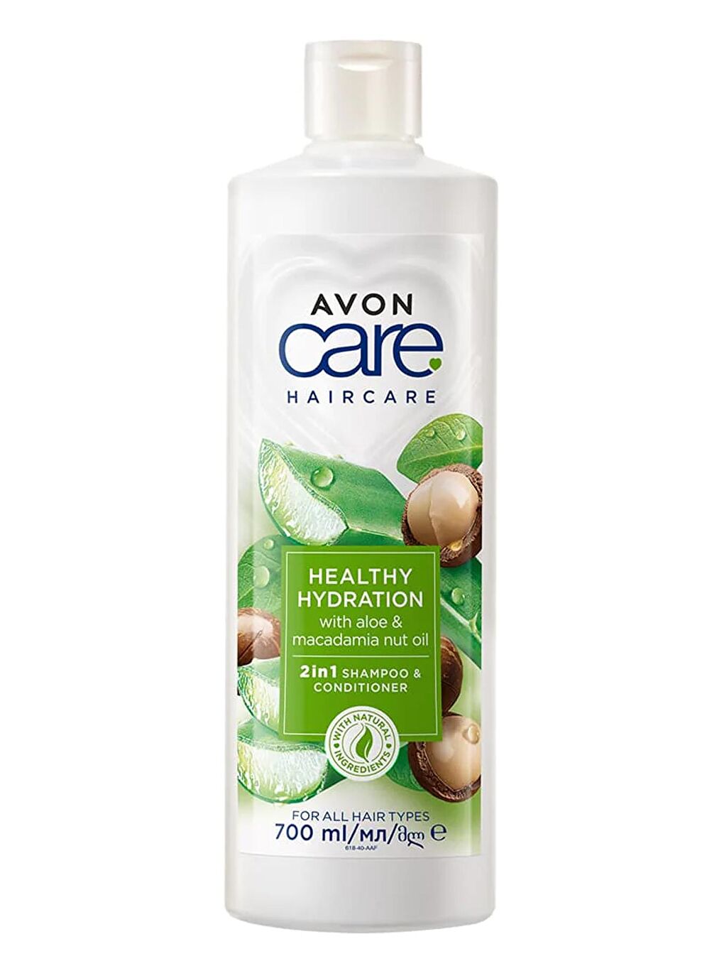 AVON Care Aloe Vera ve Makademya Fındığı Yağı Şampuan ve Saç Bakım Kremi 700 Ml.