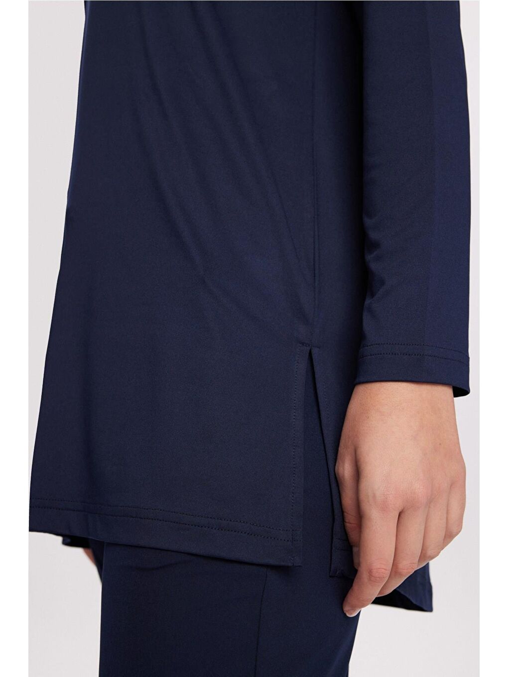 Active Uzun Kollu Lacivert Antrenman Üstü-Sweatshirt Act-45-3