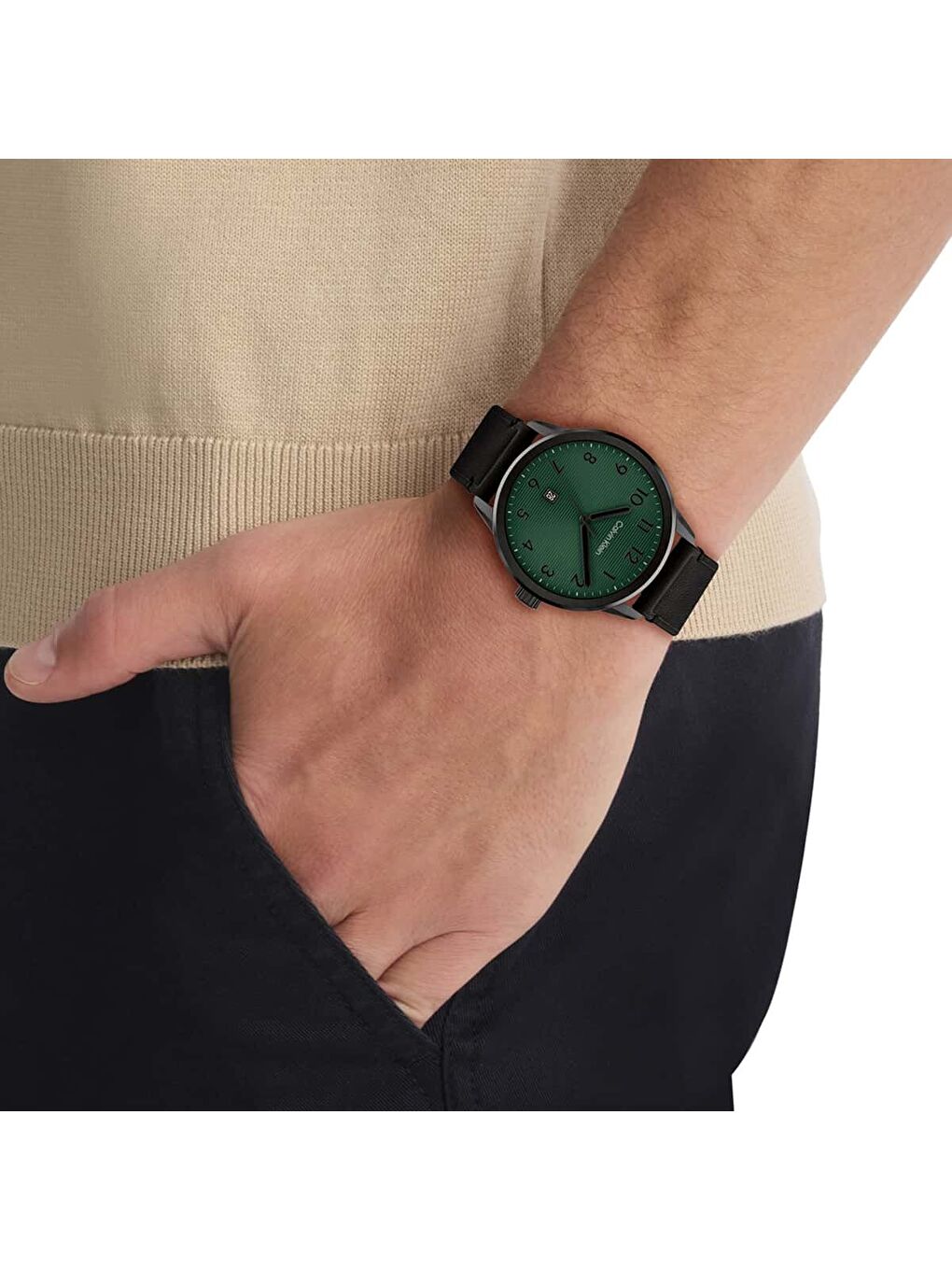 Siyah CK25200518 Erkek Kol Saati-3