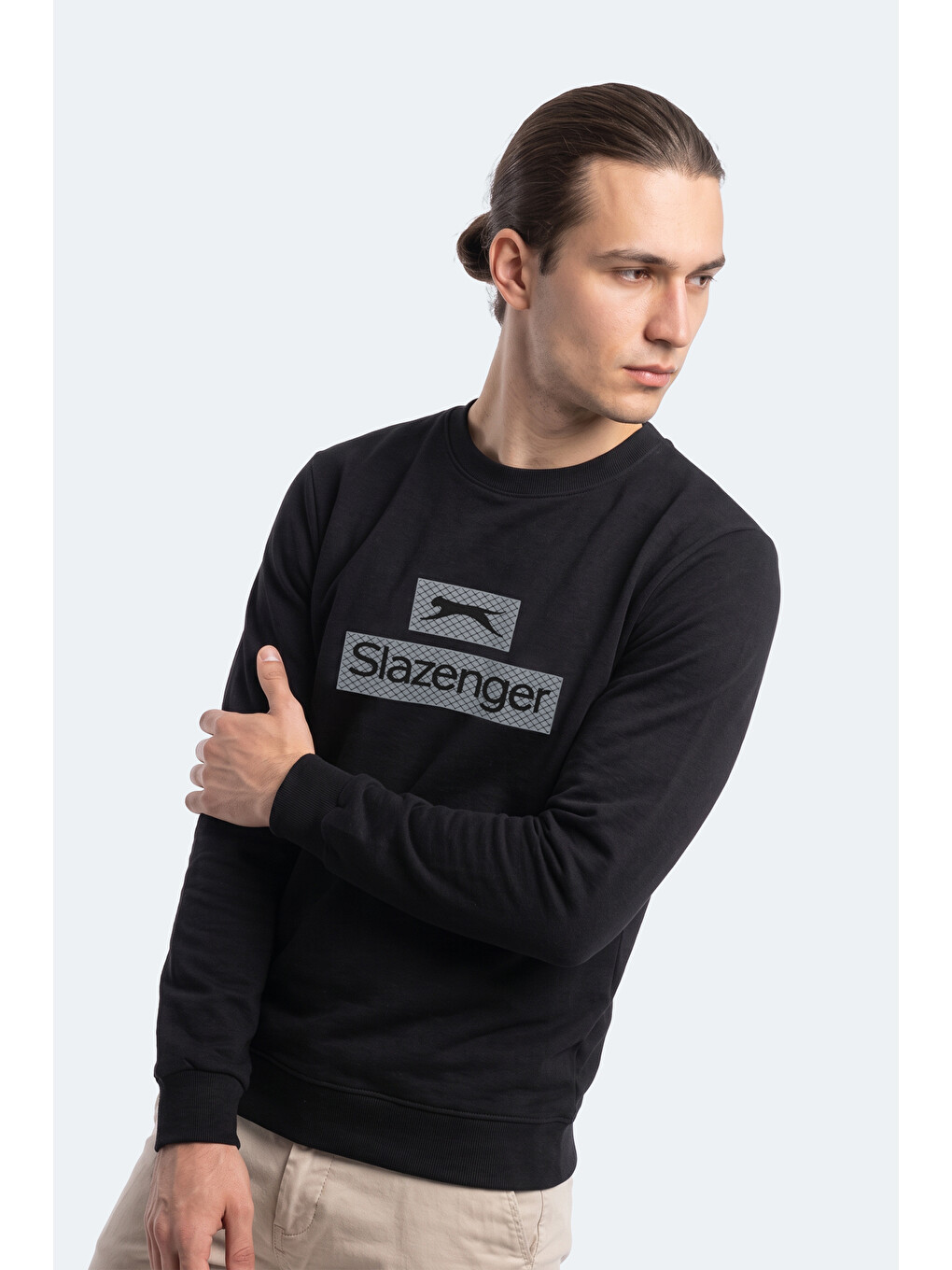 Garvan Erkek Siyah Sweatshırt-5