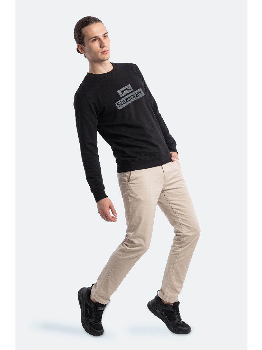 Garvan Erkek Siyah Sweatshırt-6