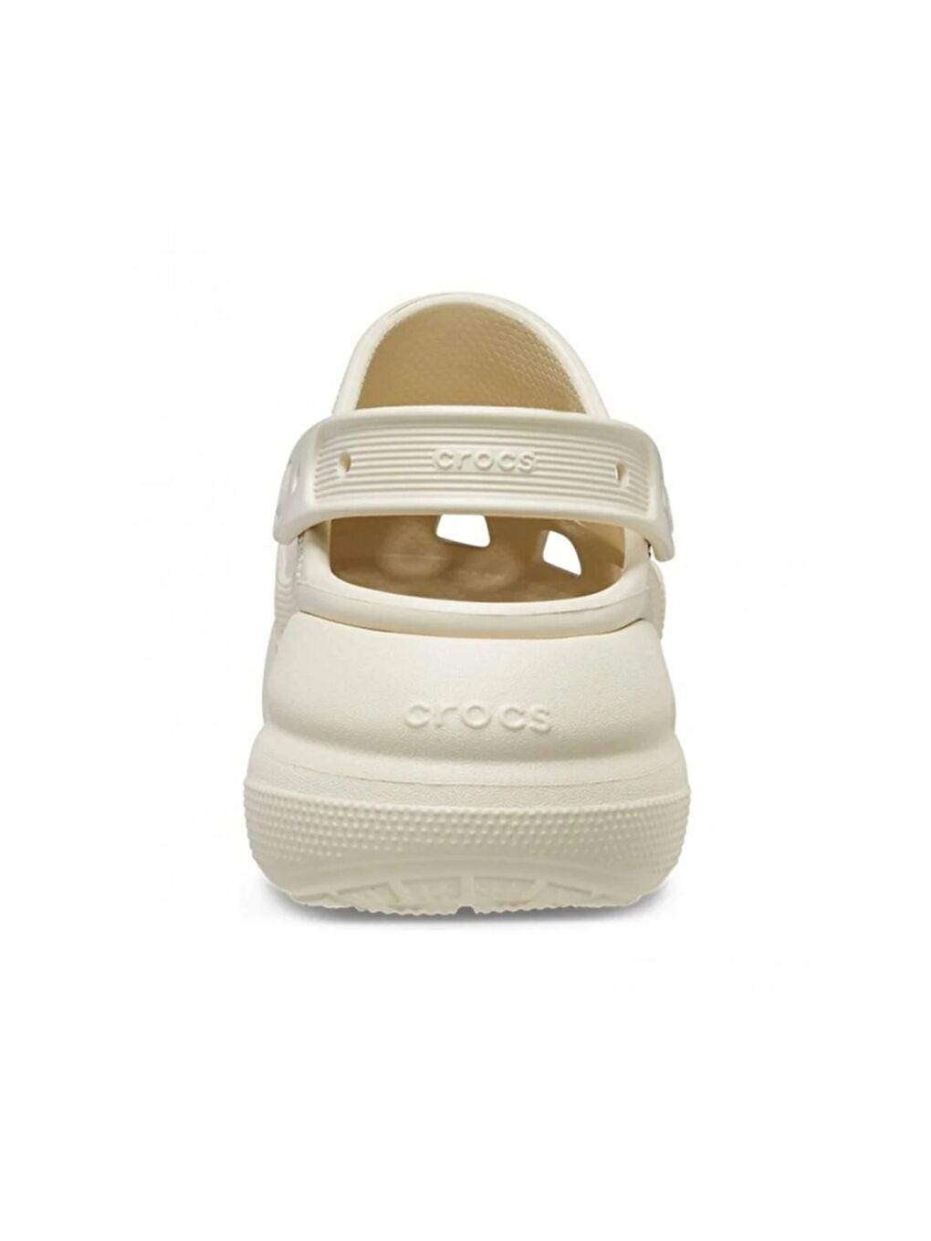 Crocs Bej Classic Crush Clog Kadın Platform Terlik 207521-2Y2 - 4