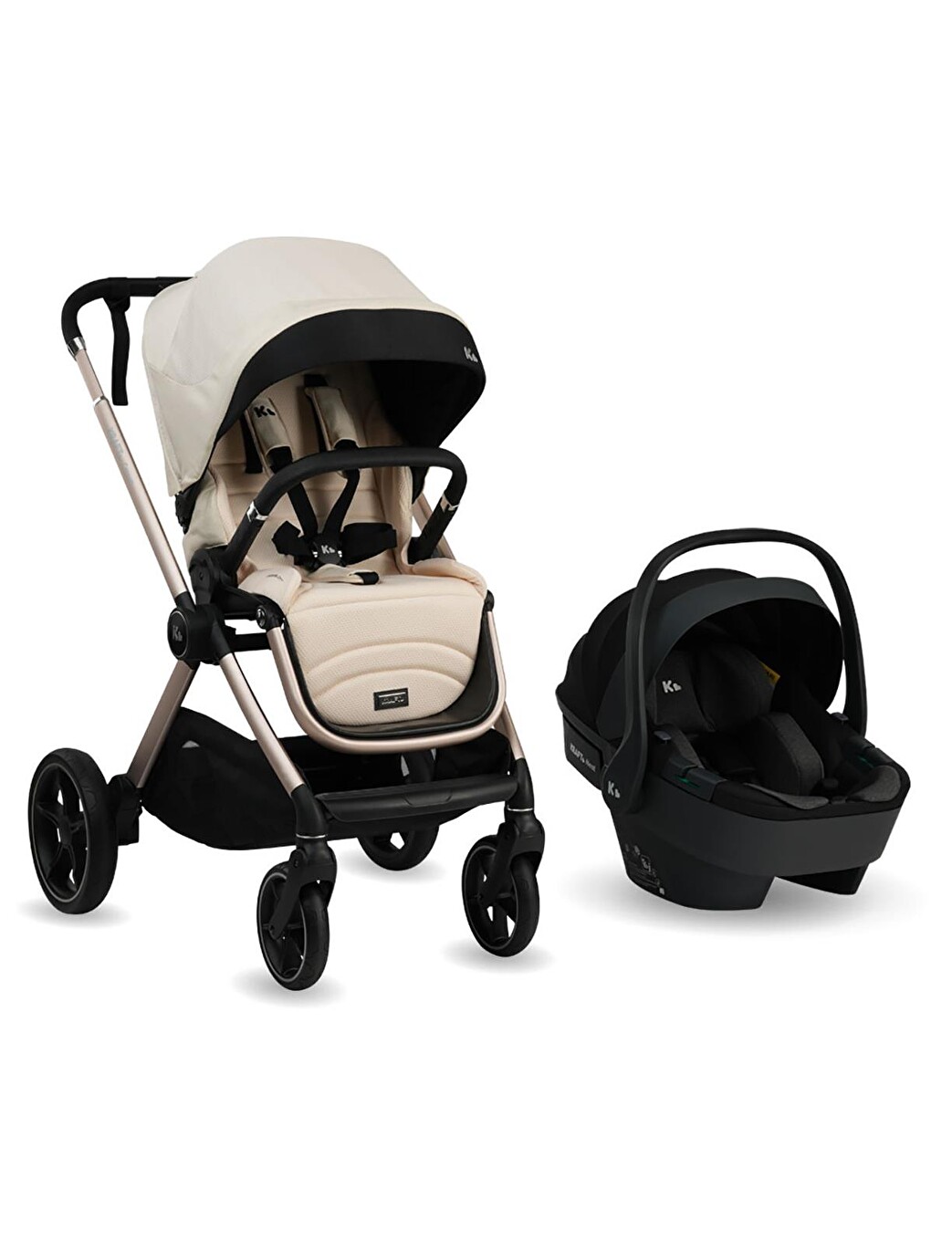 Crown Travel Sistem Bebek Arabası - Bej-1
