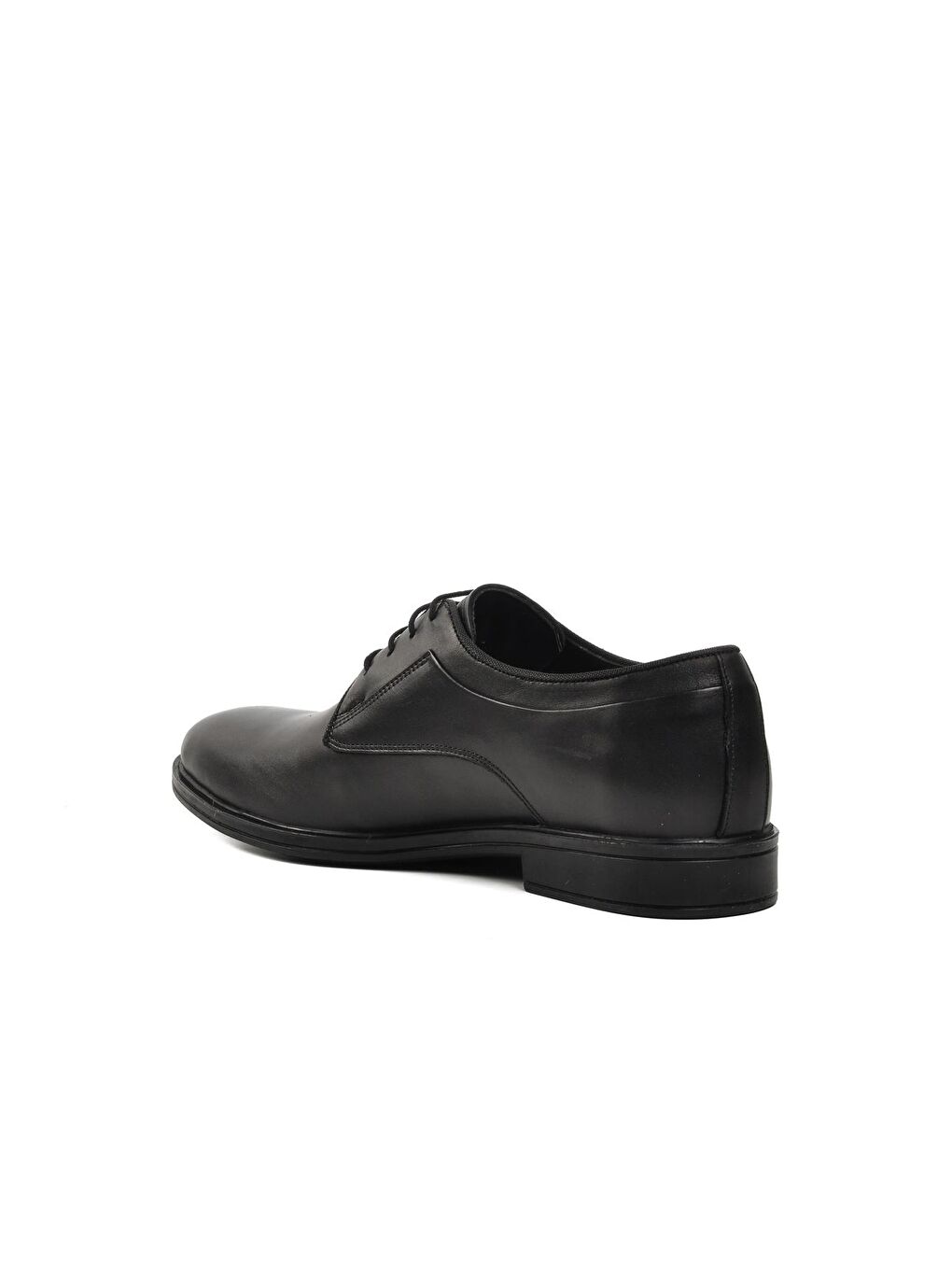 4345 Siyah Hakiki Deri Erkek Klasik Ayakkabı-3