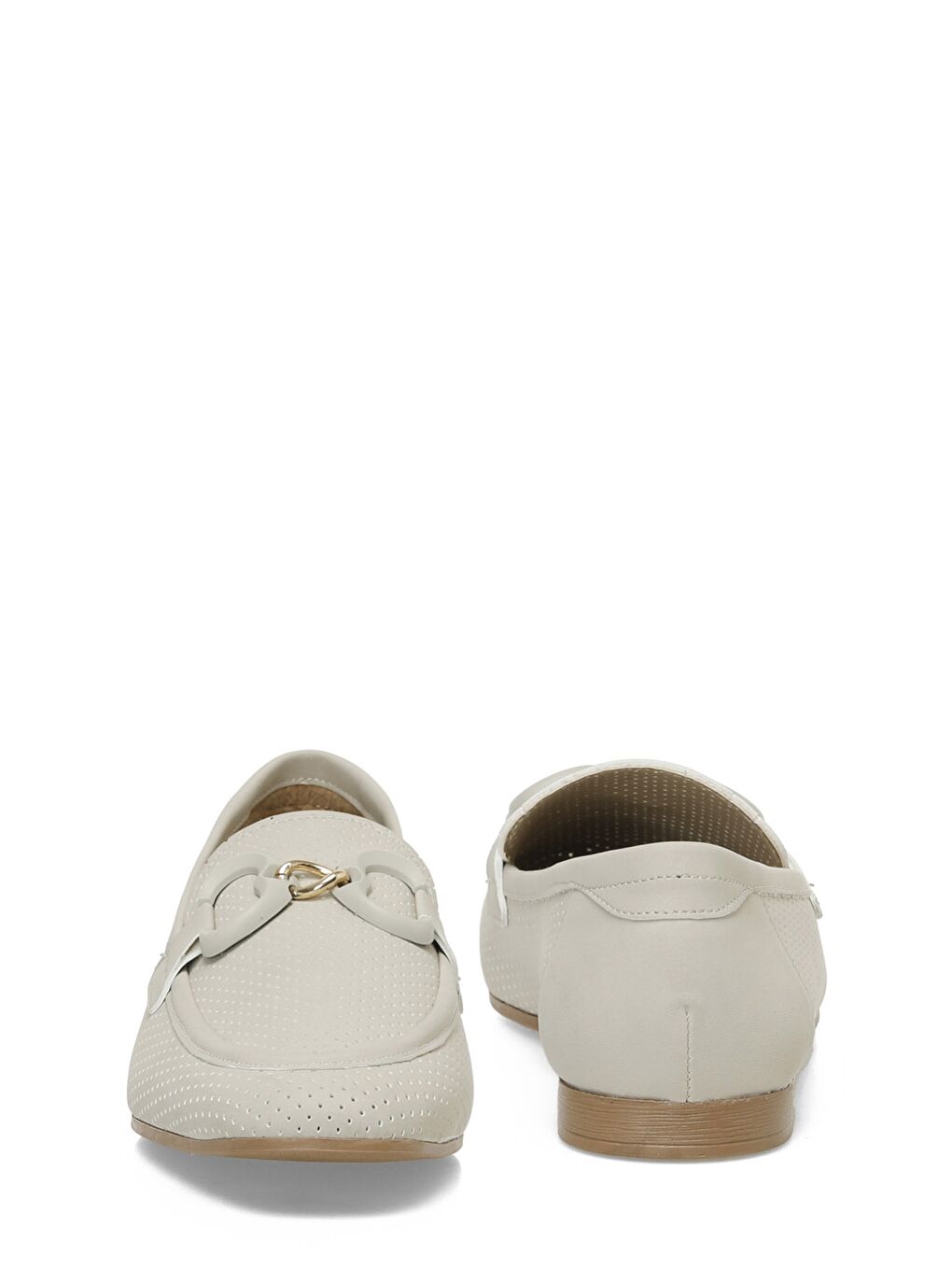 325010.Z 5FX Bej Kadın Loafer-4