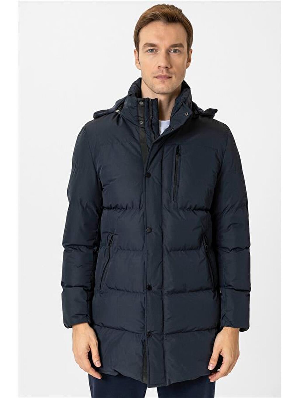 Lacivert Slim Dolum Mont