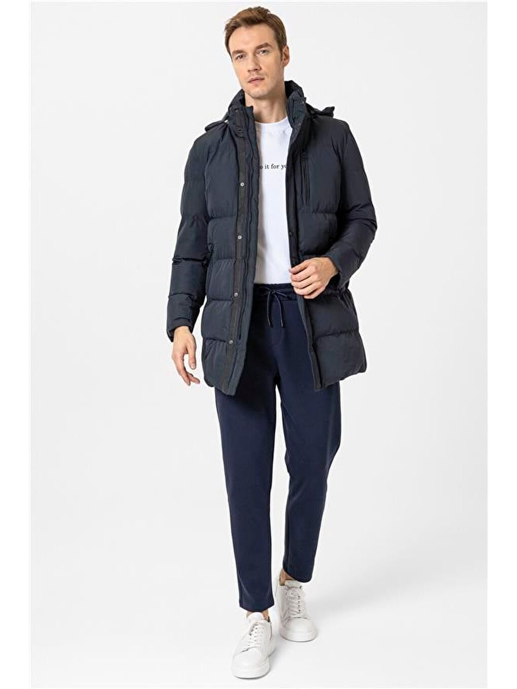 Lacivert Slim Dolum Mont-6