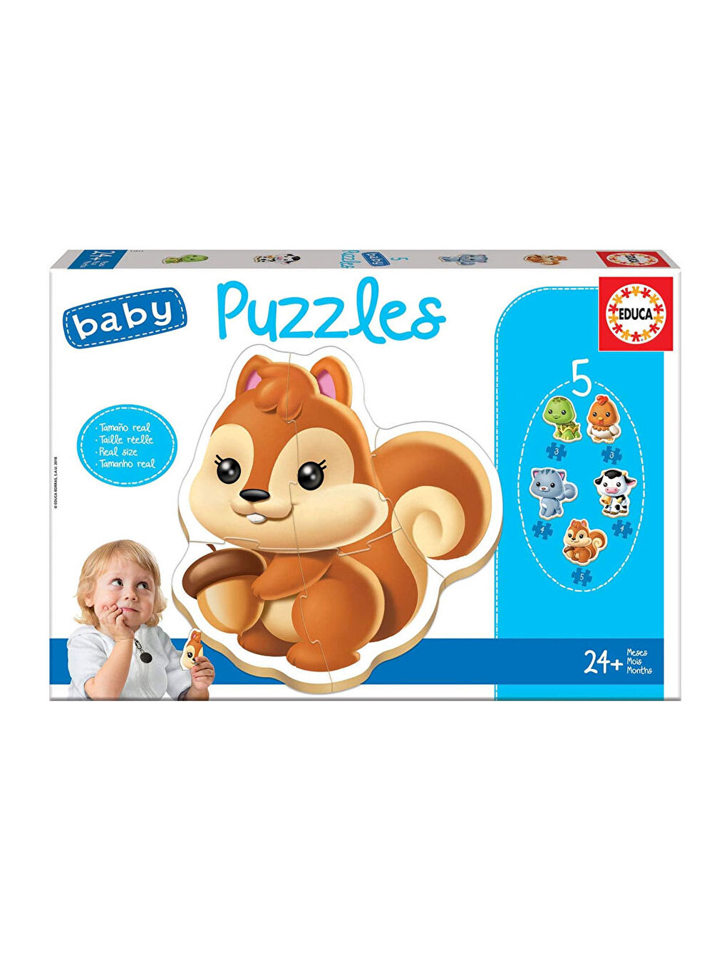 Puzzle 24 Aylık Hayvanlar 13473