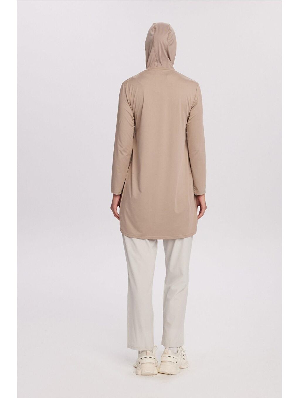 Bej Active H-Per Fit Vizon Tesettür Antrenman Üstü Act-29-2