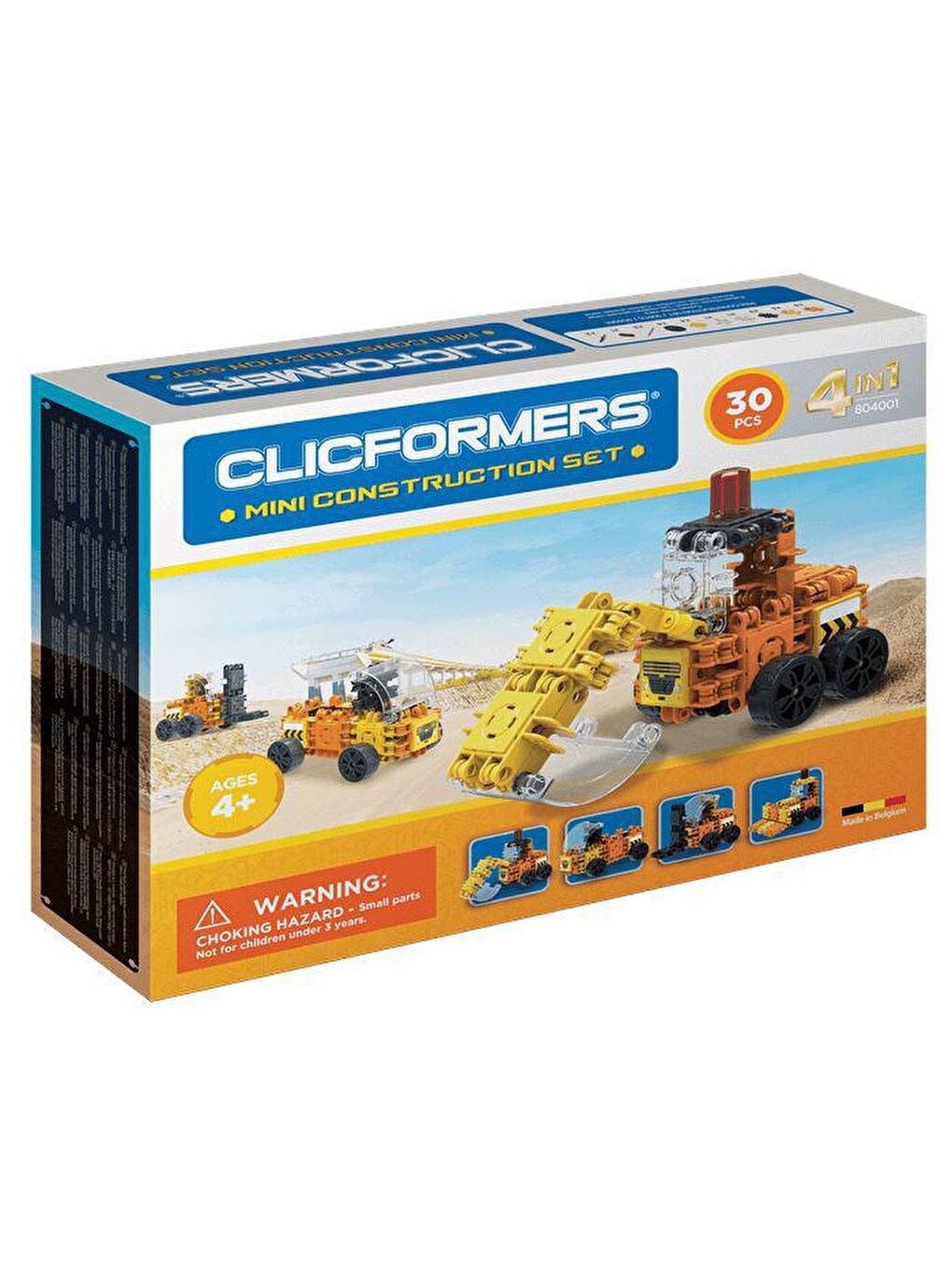 Clicformers Karışık Mini Construction Set - 30 Parça - 4