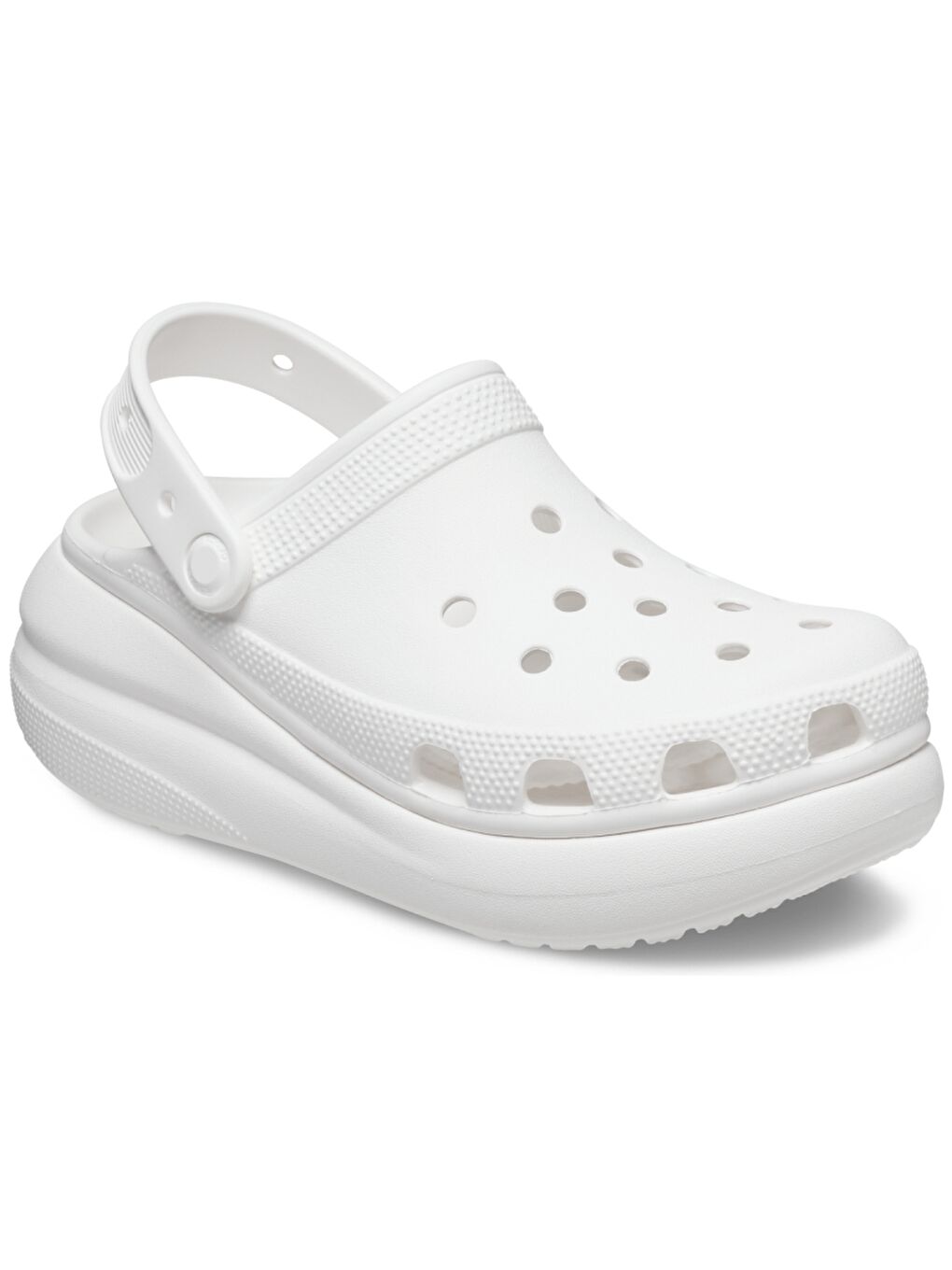 Crocs Beyaz Classic Crush Clog Kadın Platform Terlik 207521-100 - 4