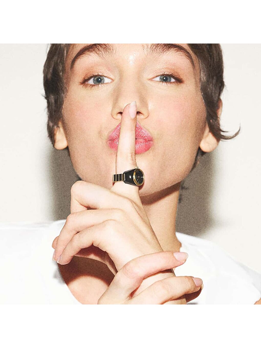 Sarı FES5413 Kadın Yüzük Saat-4