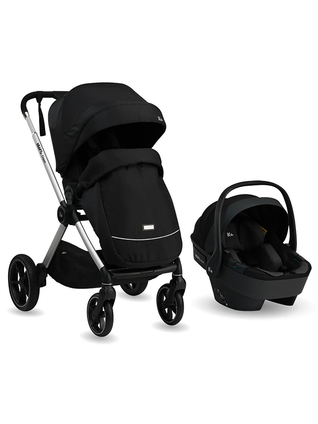 Crown Travel Sistem Bebek Arabası - Siyah-1