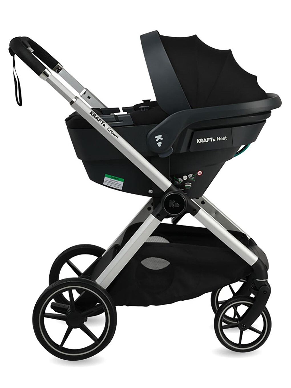 Crown Travel Sistem Bebek Arabası - Siyah-5