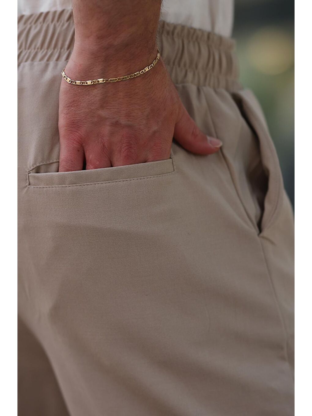 Bej Regular Fit Erkek Pantolon E6574-7