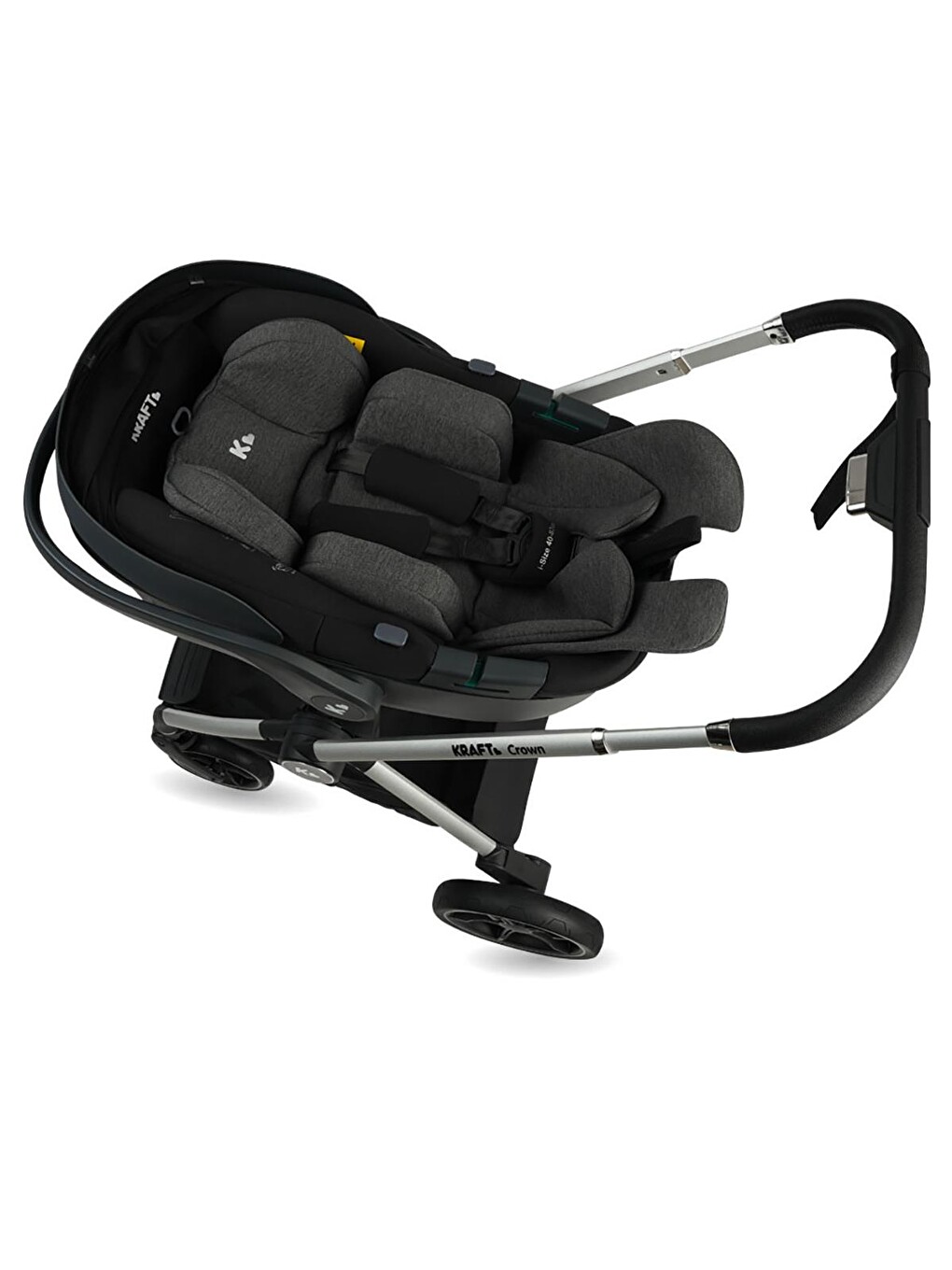 Crown Travel Sistem Bebek Arabası - Siyah-7