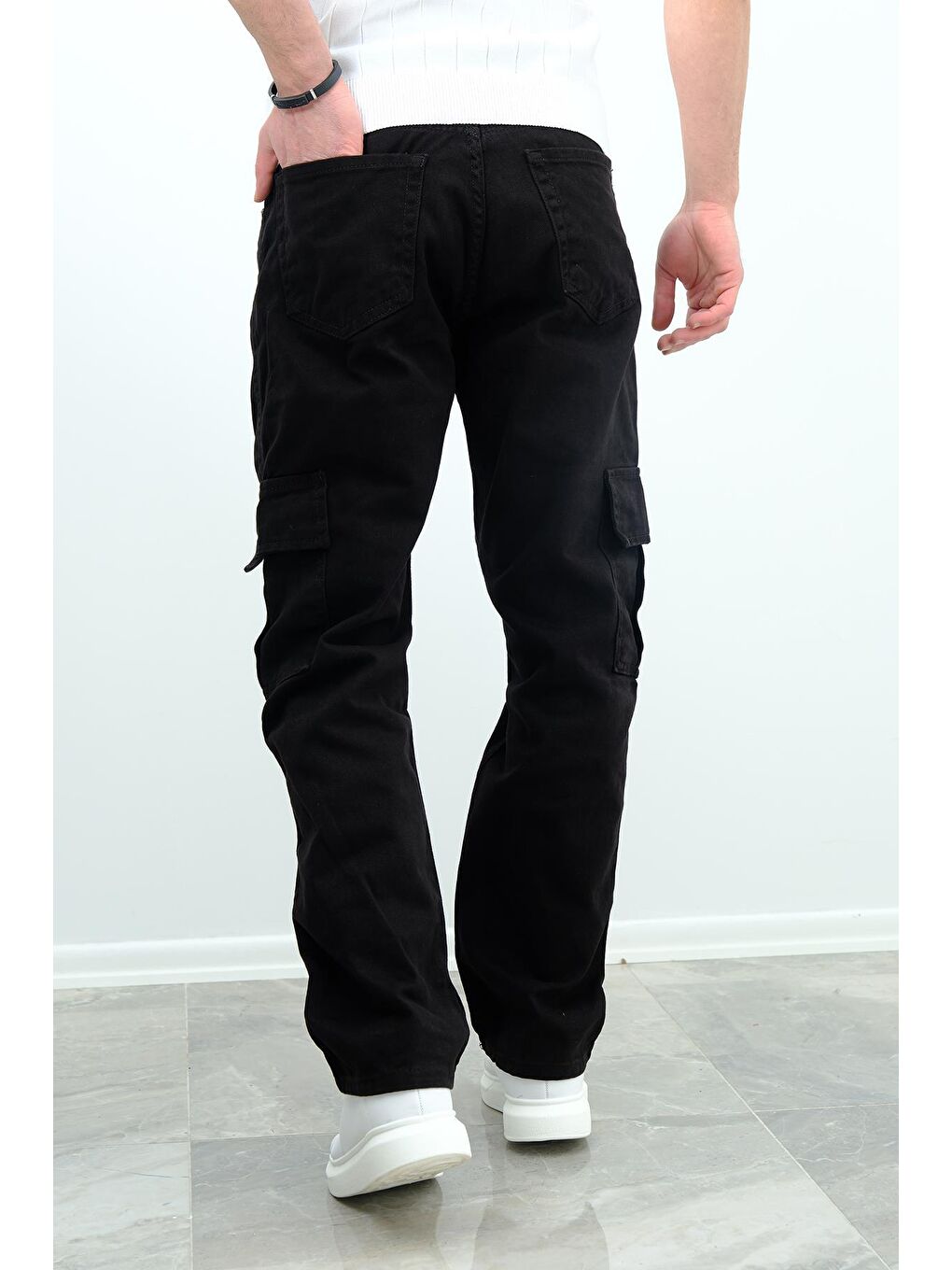 Oksit Siyah Cio 1250 Komando Baggy Fit  jean  Kargo Pantolon - 4