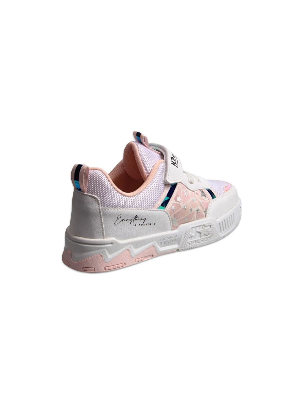 M.P ONE Beyaz-Pembe SkyRunner Çocuk Velcro Beyaz-Pembe Sneaker - 2