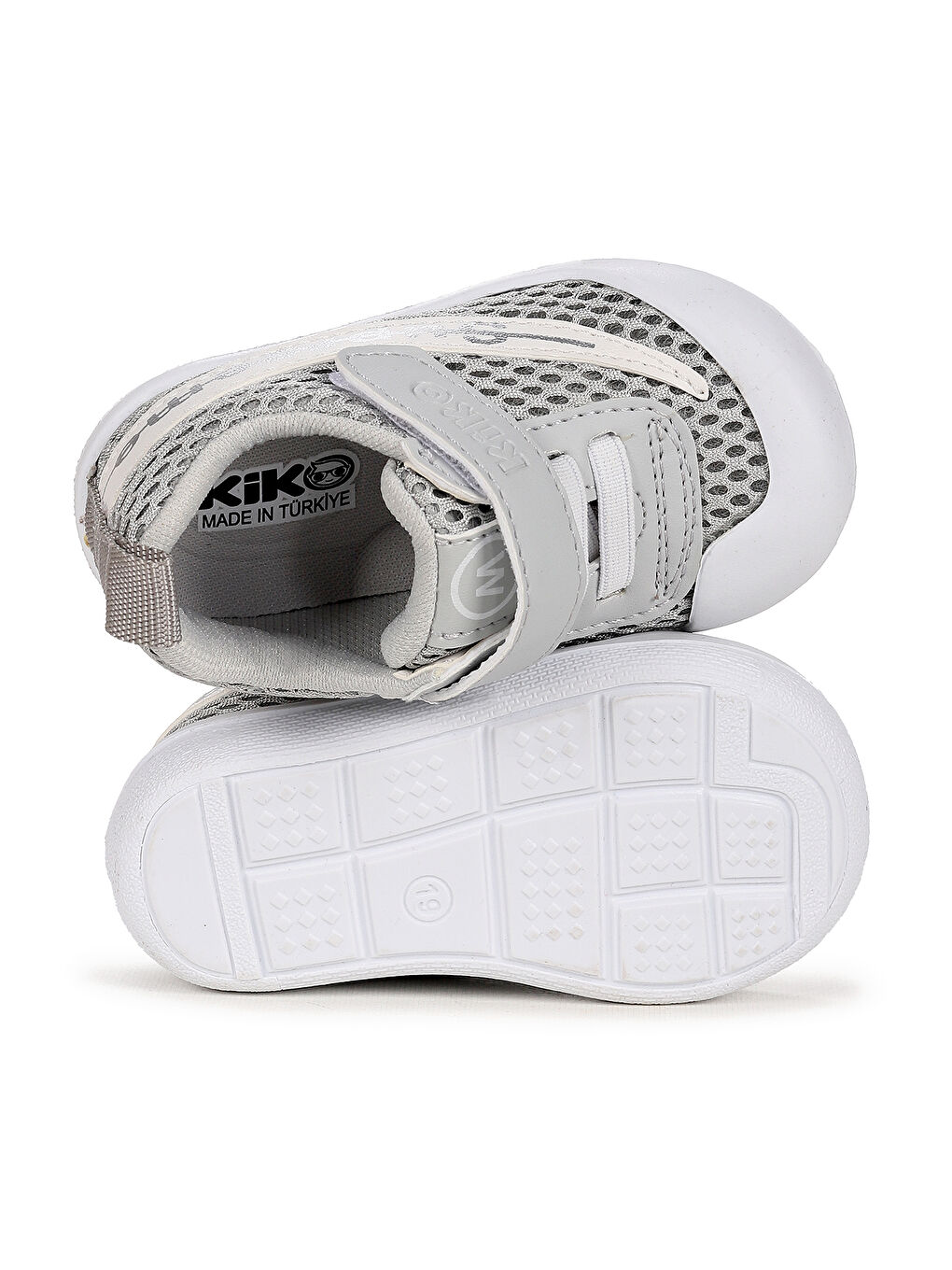 Gri Welti Cırtlı Kız Bebek İlk Adım Ortopedik Günlük Ayakkabı-4