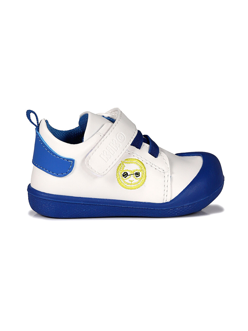 Mavi Smile Cırtlı Kız Bebek İlk Adım Ortopedik Günlük Ayakkabı-2