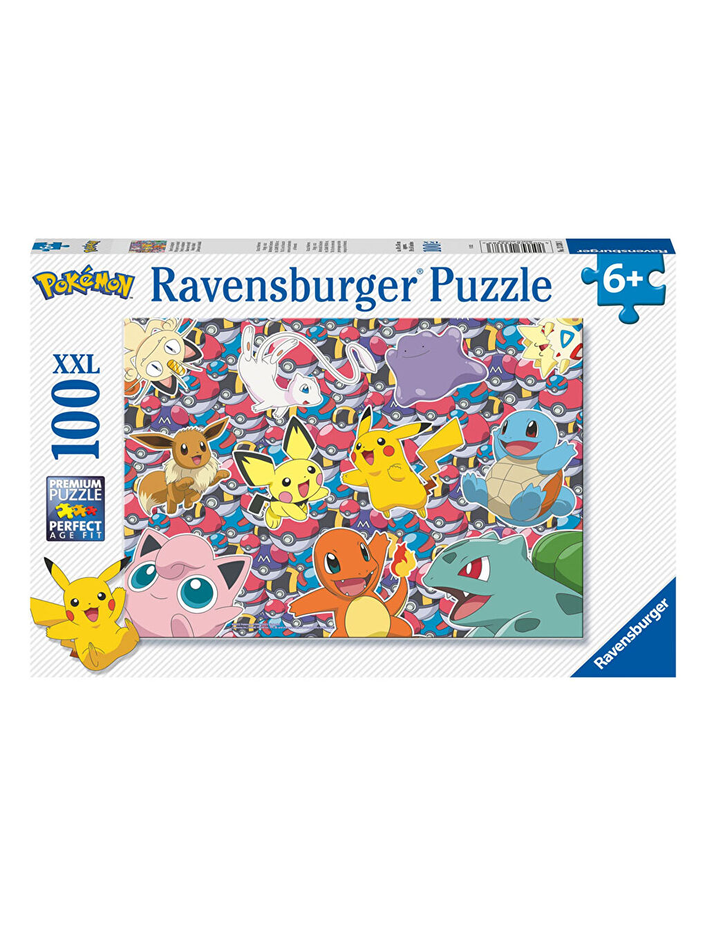 Ravensburger Çocuk Puzzle 100 Parça Puzzle Pokemon 133383