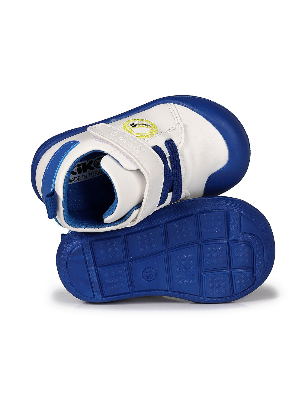 Mavi Smile Cırtlı Kız Bebek İlk Adım Ortopedik Günlük Ayakkabı-4