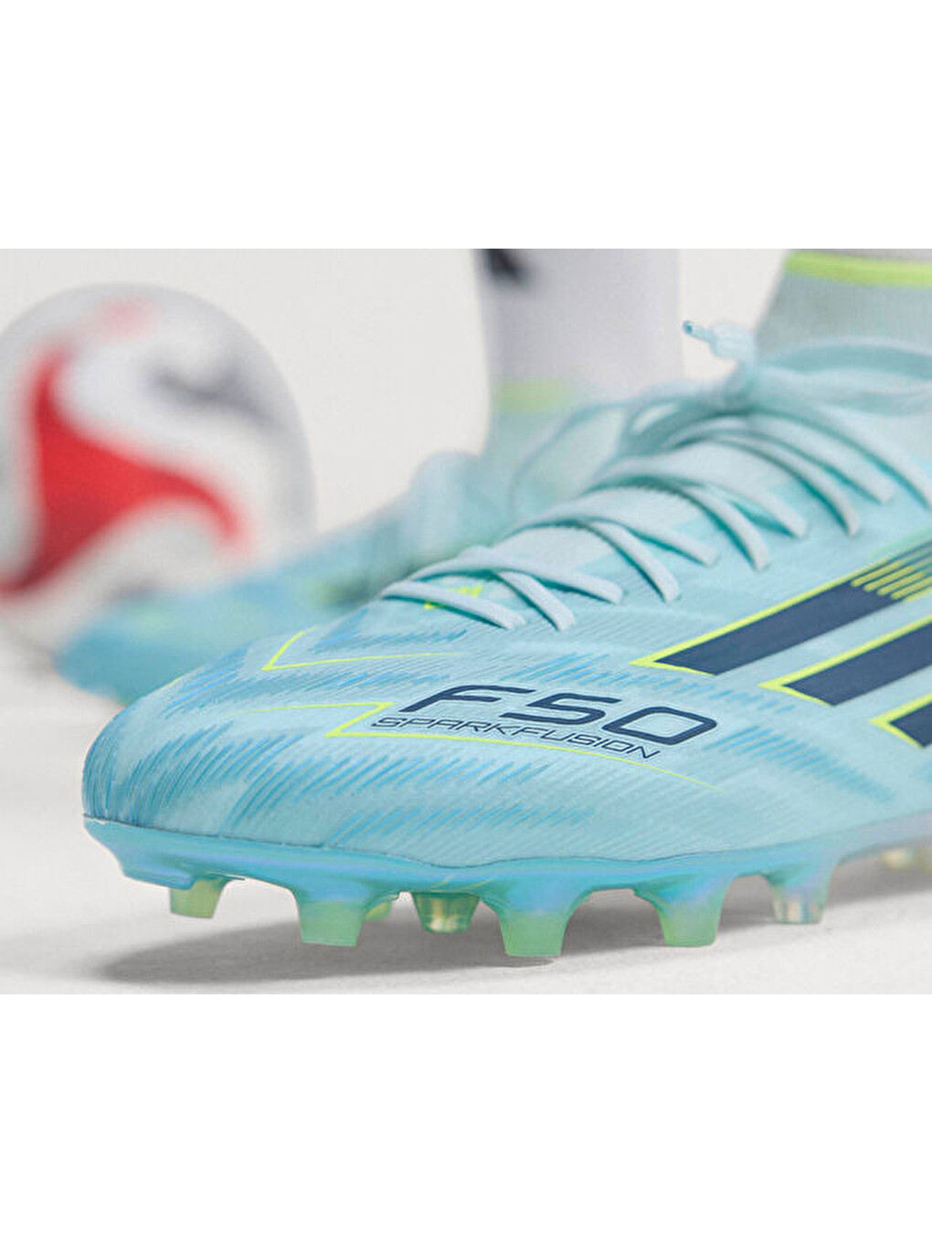 F50 Sparkfusion Elite Fg/ag Erkek Çoklu Çim Zemin Kramponu Jr6476 Mavi-1