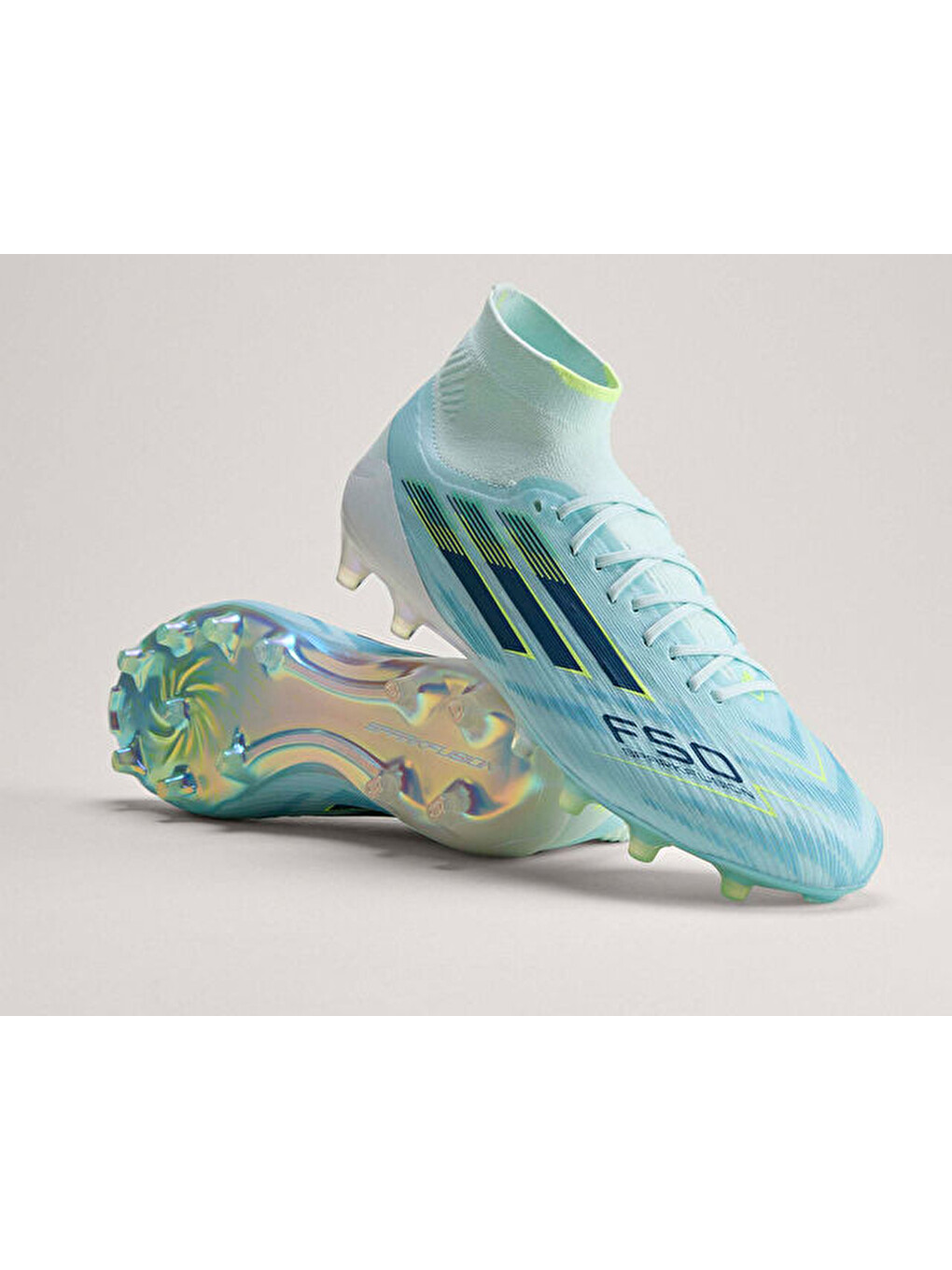 F50 Sparkfusion Elite Fg/ag Erkek Çoklu Çim Zemin Kramponu Jr6476 Mavi-2