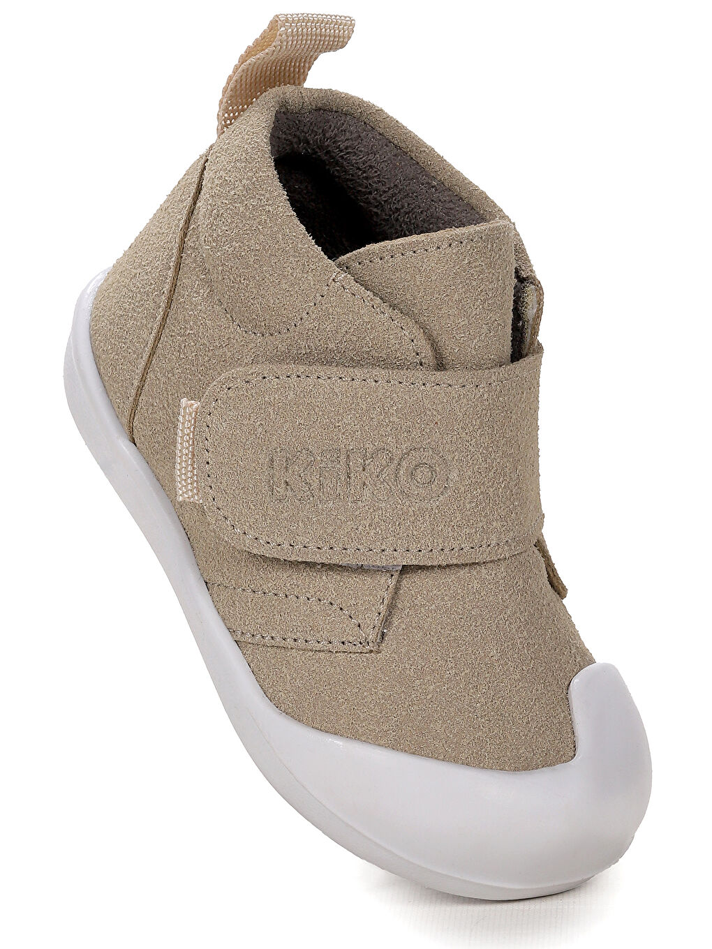 Bej Winnie İlk Adım Cırtlı Kız Bebek Günlük Bot Ayakkabı